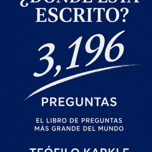 Dónde está escrito ¿Dónde está escrito?